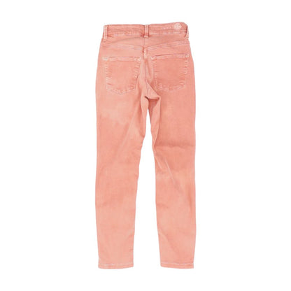 Pink Solid Jeans