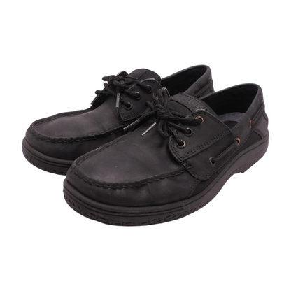 Black Lace-Up Casual Shoes