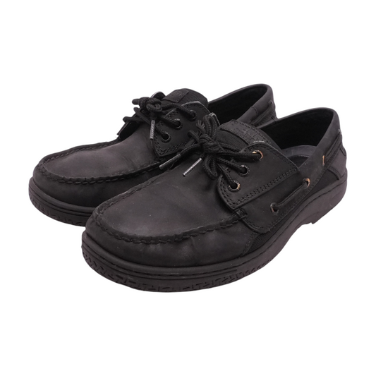 Black Lace-Up Casual Shoes
