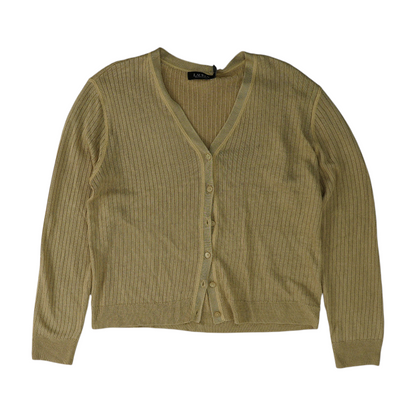 Tan Cardigan Sweater