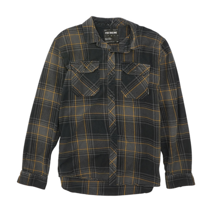 Black Plaid Flannel Button Down