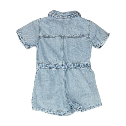 Blue Short Sleeve One-Piece