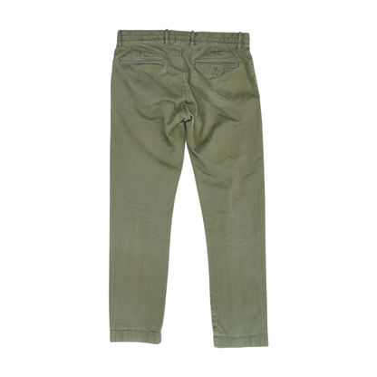 Green Slim Pants