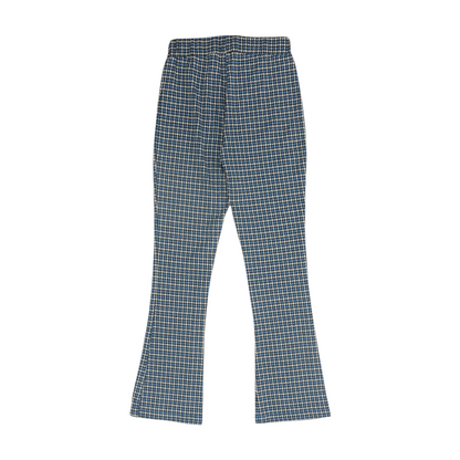 Blue Check Regular Pants