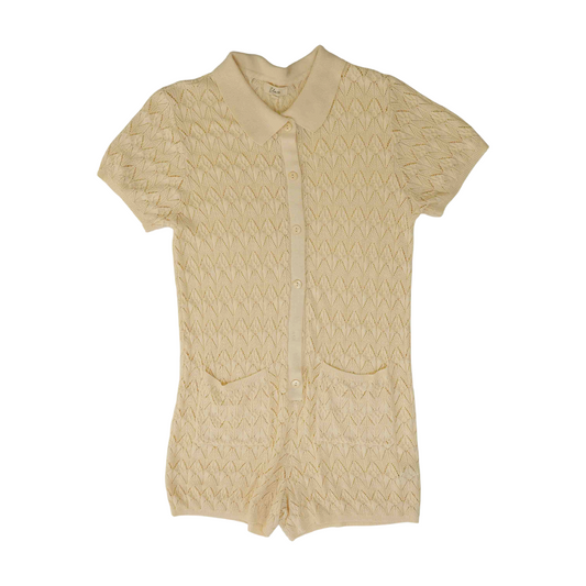Cream Romper