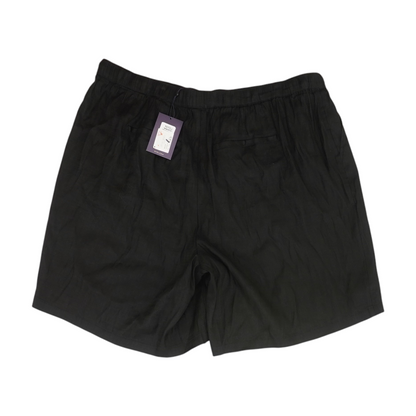 Black Plus Solid Chino Shorts