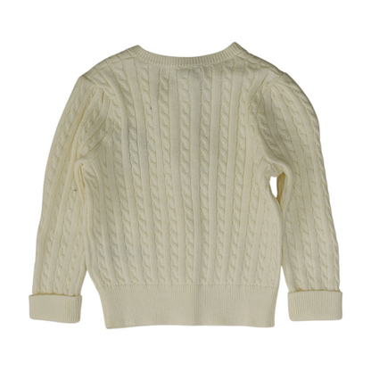 White Cardigan Sweater
