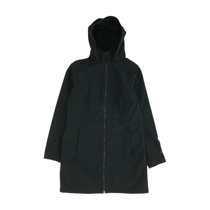 Black Tall Solid Coat