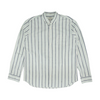 White Tall Striped Long Sleeve Button Down