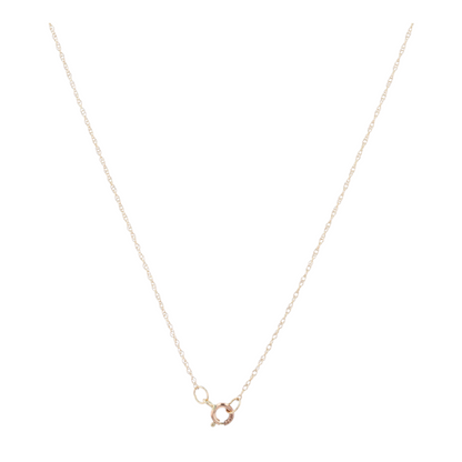 14K Yellow Gold Amethyst Pendant Necklace