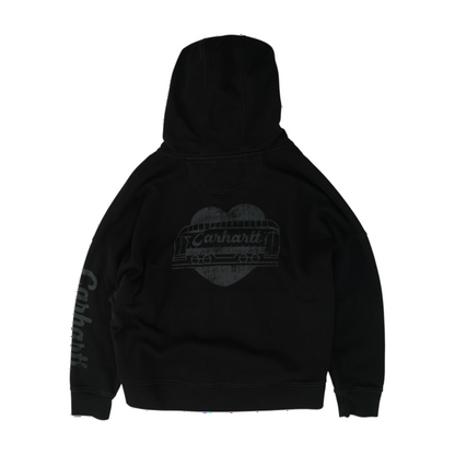 Black Solid Hoodie Pullover