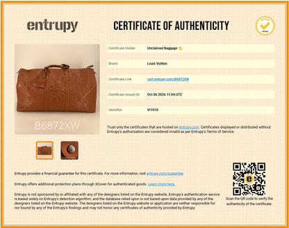 Brown Keepall Bandouliere Handbag