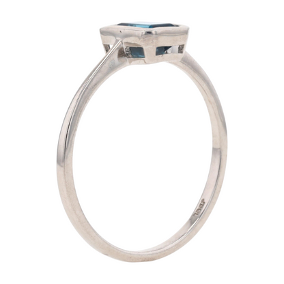 Sterling Silver London Blue Topaz Fashion Ring