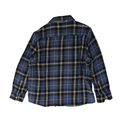 Blue Plaid Flannel Button Down