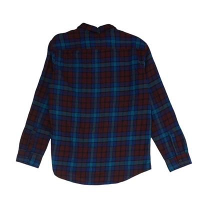 Blue Check Flannel Button Down