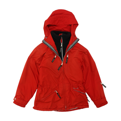 Vintage Red Solid Active Jacket