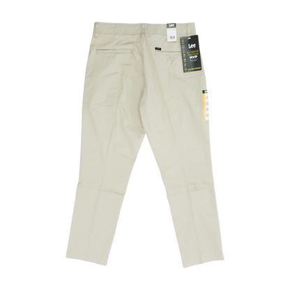 Beige Straight Pants