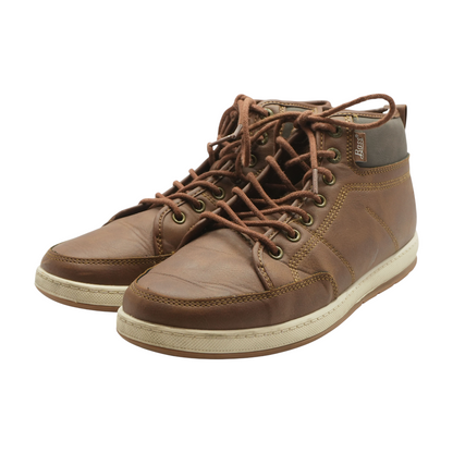 Brown Lace-Up Casual Shoes