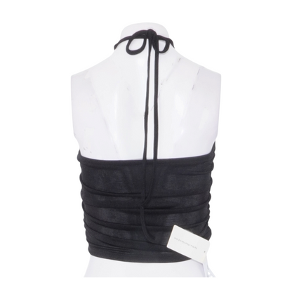 Black Cropped Blouse