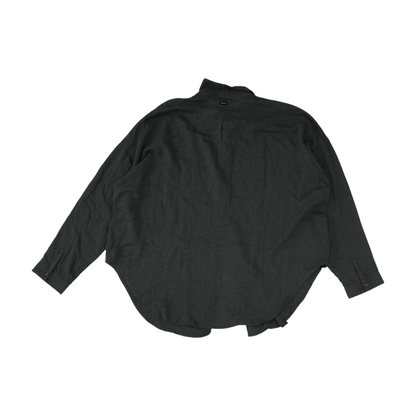 Gray Herringbone Button Down