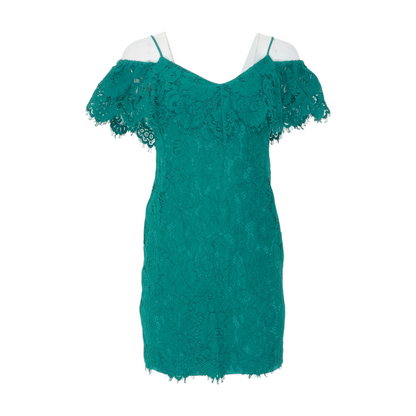 Green Petite Floral Mini Dress