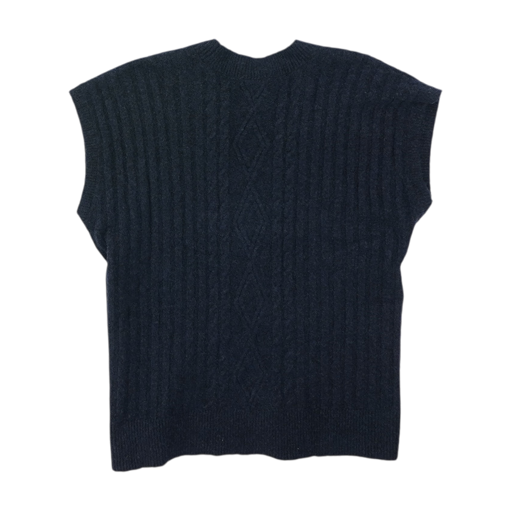 Navy Vest Sweater