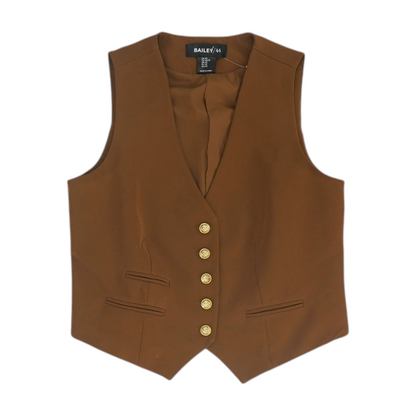 Brown Solid Blazer