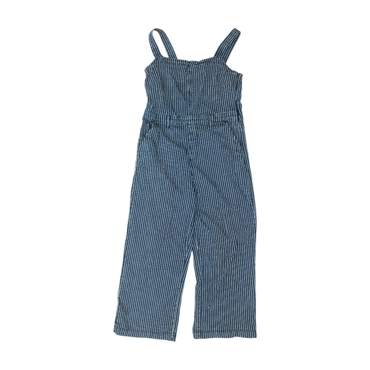 Blue Striped Jumpsuit