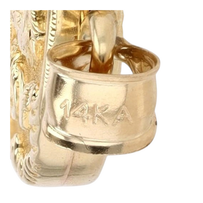 14K Yellow Gold Diamond Pendant