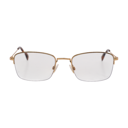 Gold Armando M Square Prescription Eyewear