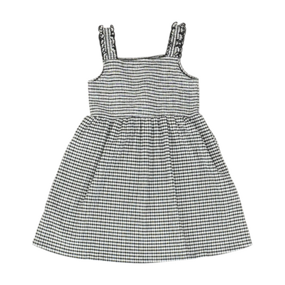 Black Check Dress