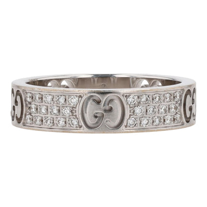 1/5 ctw 18K White Gold Diamond Band Ring