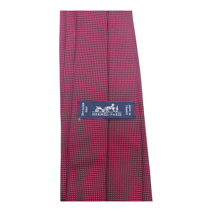 Red Check Neck Tie