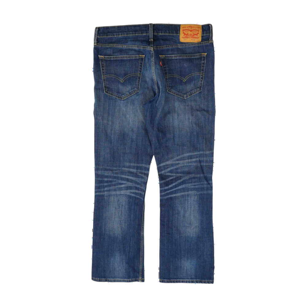527 Navy Bootcut Jeans