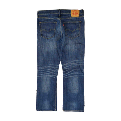 527 Navy Bootcut Jeans