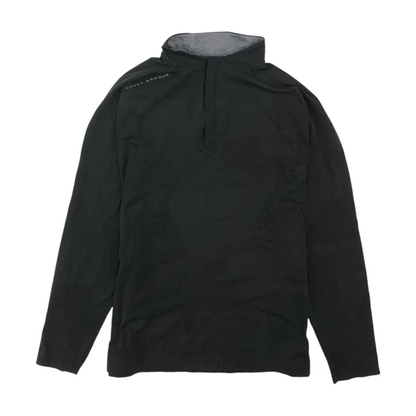 Under Armour Black Solid 1/4 Zip Pullover – Image 1