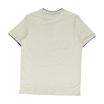 Beige Solid T-Shirt
