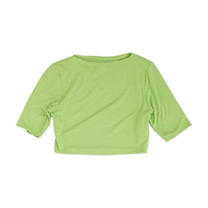 Green Cropped Blouse