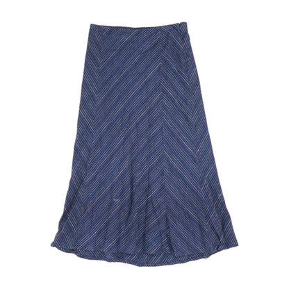 Blue Petite Midi Skirt
