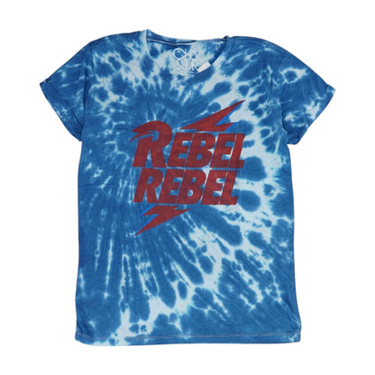 Blue Tie Dye Crewneck T-Shirt
