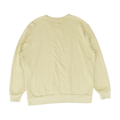 Khaki Solid Sweatshirt Pullover