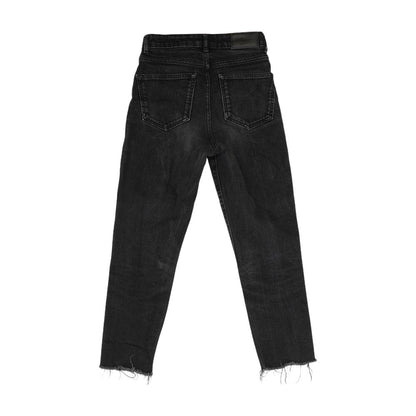 Black Solid Jeans