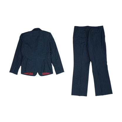 Black Striped Pant Suit