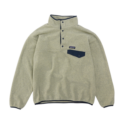 Gray Solid Fleece Pullover