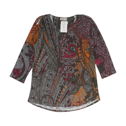 Multi Graphic Blouse