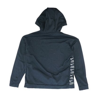 Black Solid Hoodie Pullover
