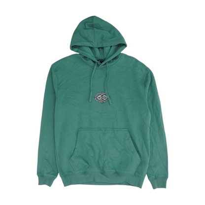 Green Solid Hoodie Pullover