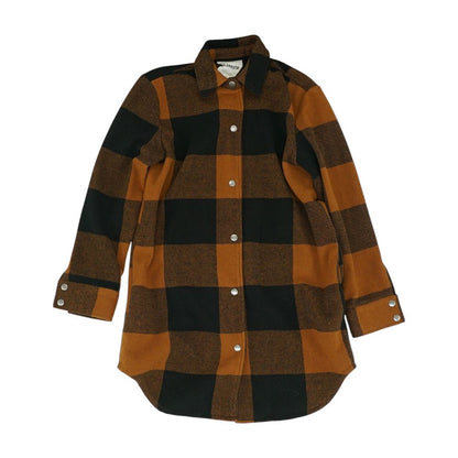 Brown Plaid Button Down