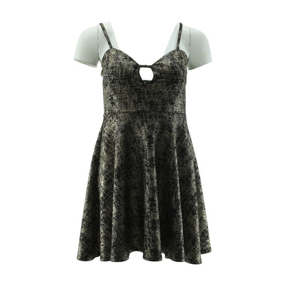 Silver Misc Mini Dress