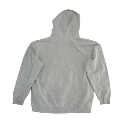 Gray Solid Hoodie Pullover